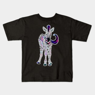 Galaxy Zebra Kids T-Shirt